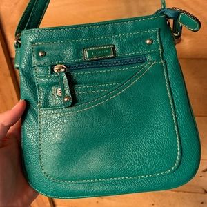 Rosetti Emerald Green Cross Body Purse